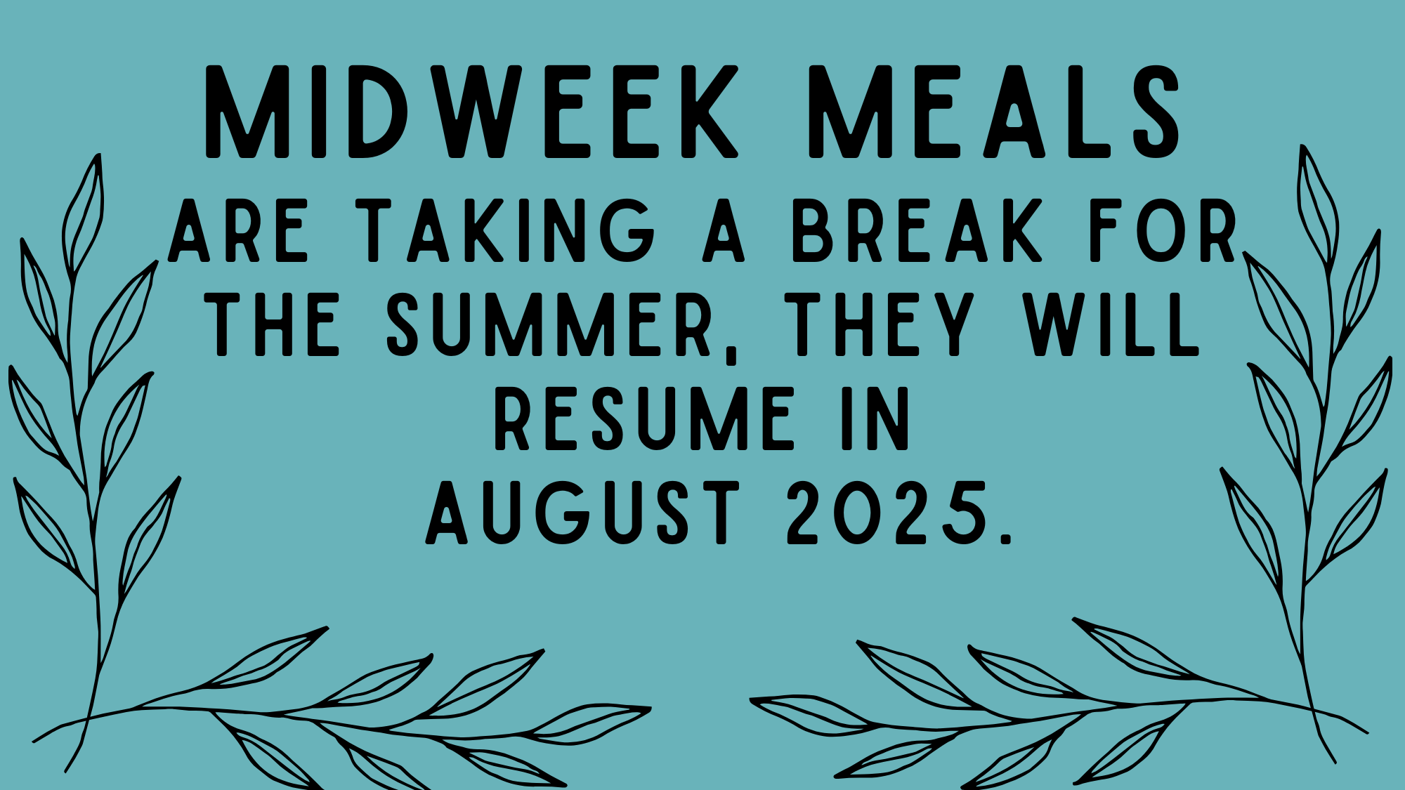 This week's menu - BBQ sandwiches, chips, and dessert