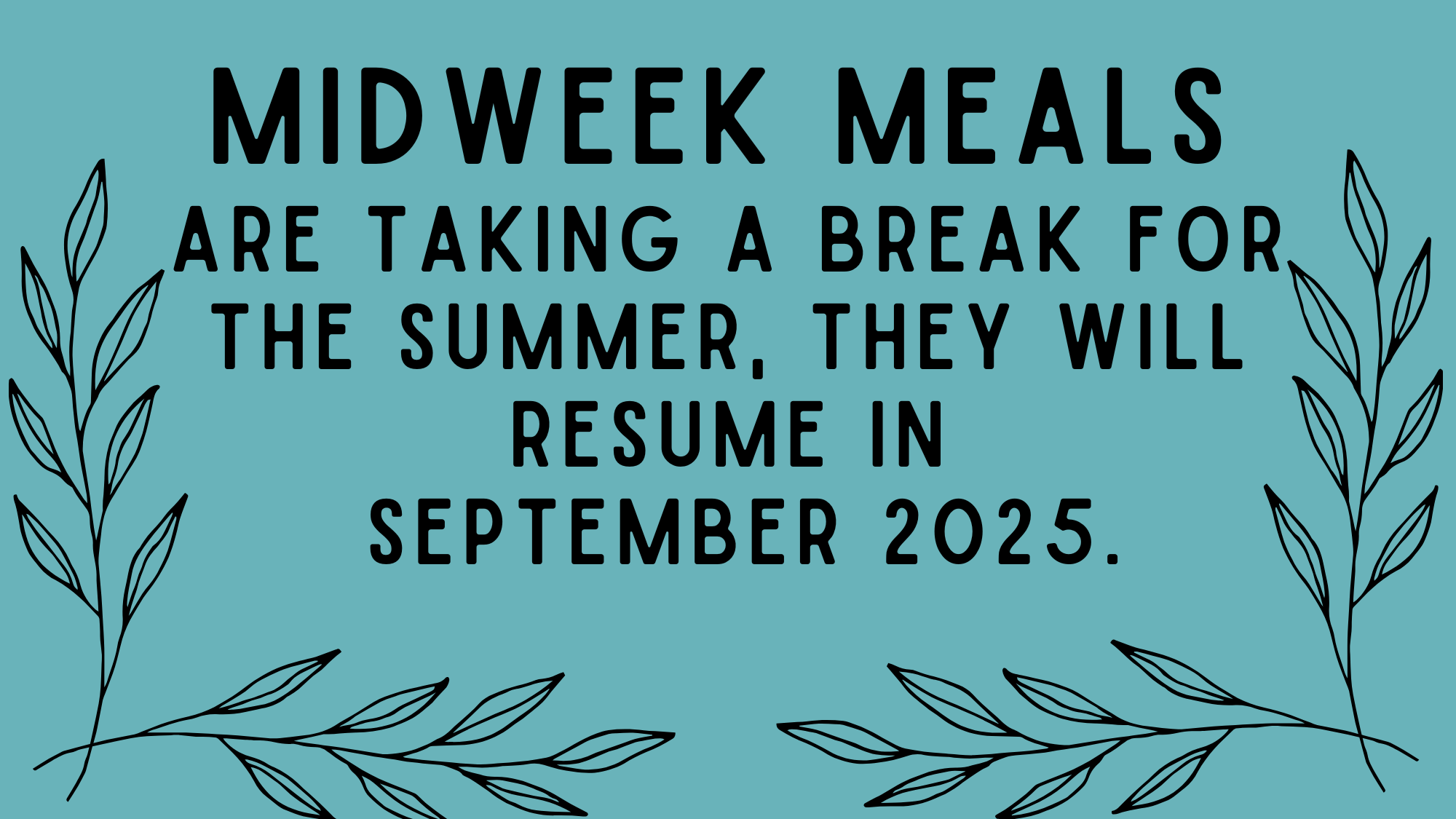 This week's menu - BBQ sandwiches, chips, and dessert